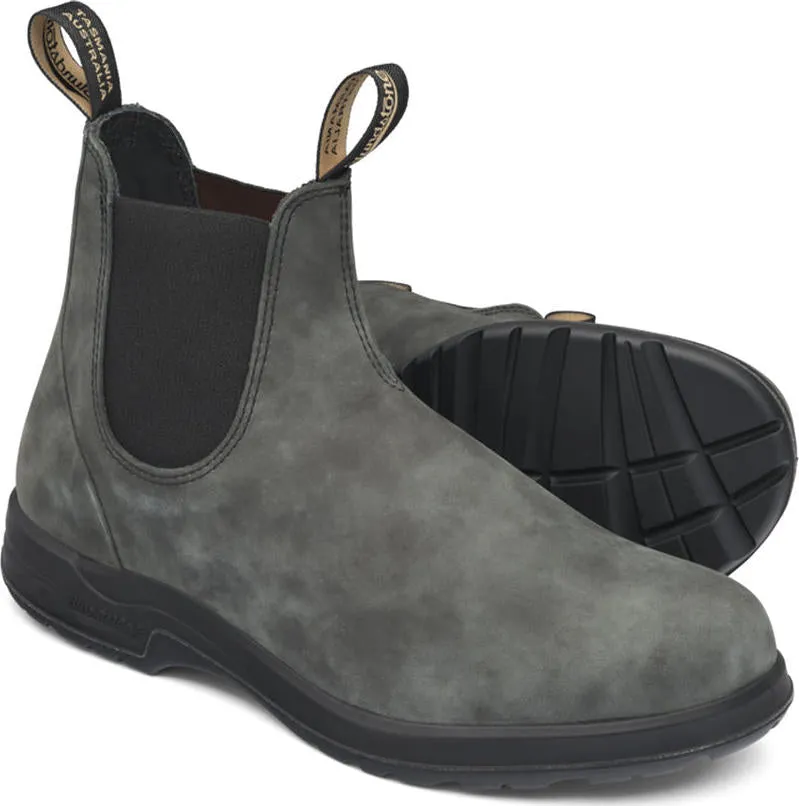 2055 - All-Terrain Rustic Black Boots - Unisex|-|2055 - Botte Tout-terrain noir rustique - Unisexe