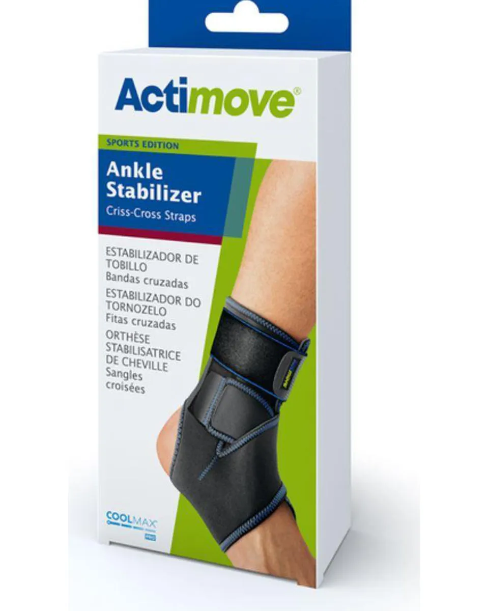 Actimove Ankle Stabilizer Brace w/Criss-Cross Straps (Sports Edition) - 7561130