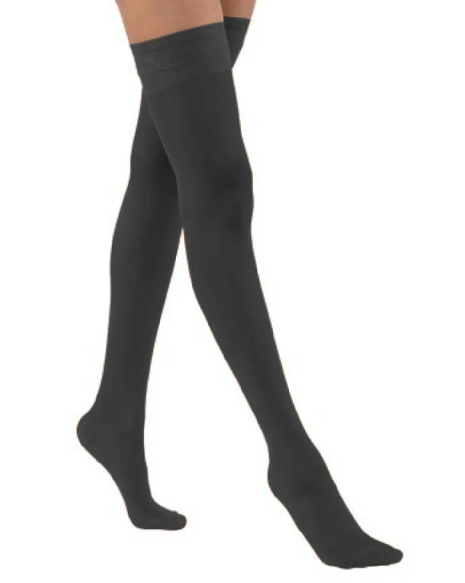 Activa Ultra Sheer Women's Lace Top Thigh Highs 9-12 mmHg