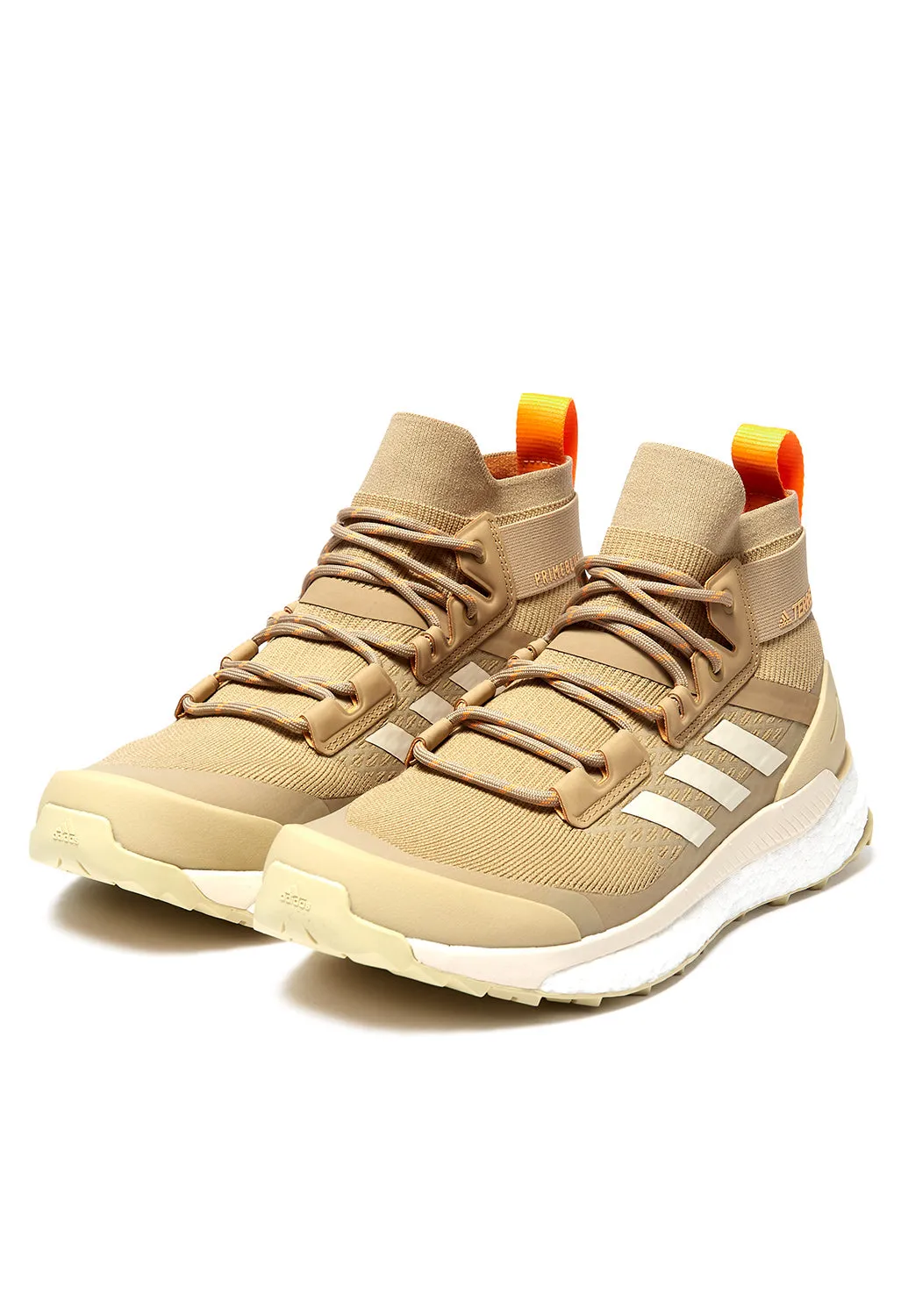 adidas TERREX Free Hiker Primeblue Women's Boots - Beige Tone/Wonder White/Pulse Amber