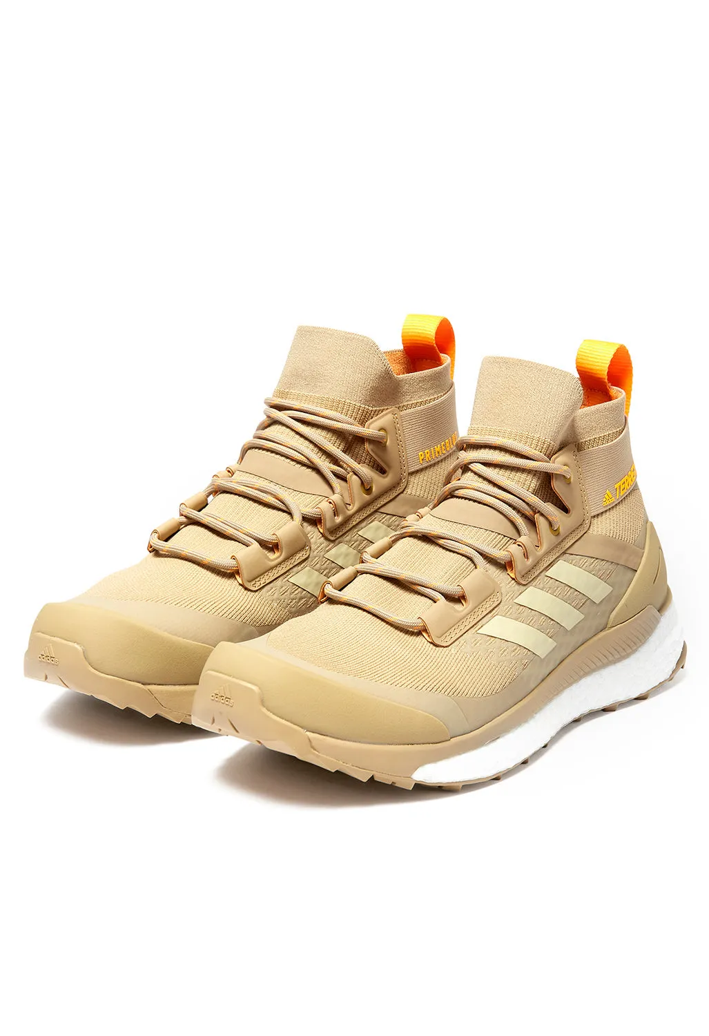 adidas TERREX Terrex Free Hiker Primeblue Men's Boots - Beige Tone/Sandy Beige/Flash Orange