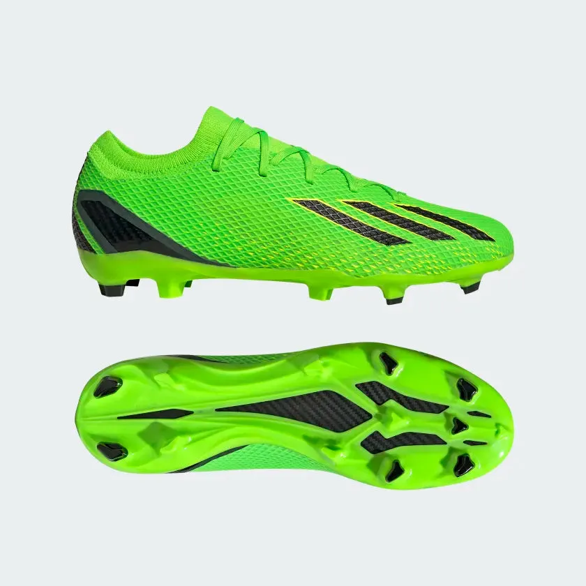 Adidas X Speedportal.3 Firm Ground Boots - Solar Green