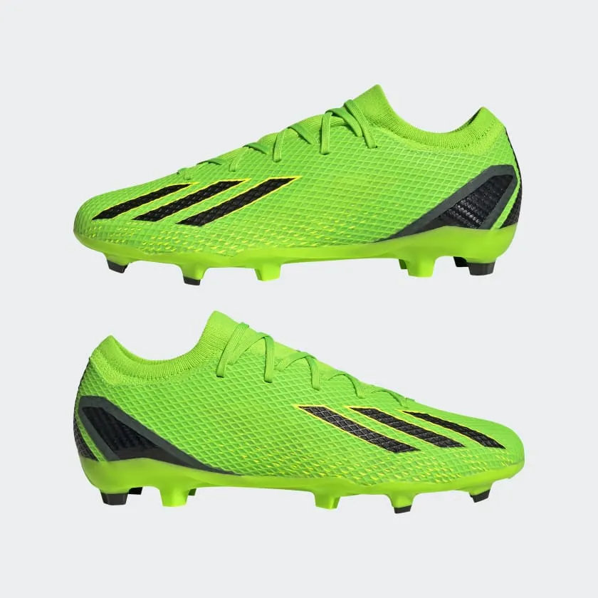 Adidas X Speedportal.3 Firm Ground Boots - Solar Green