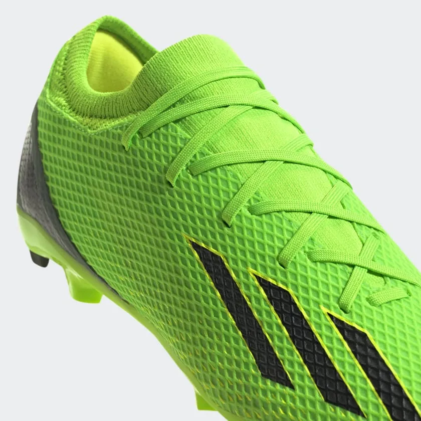 Adidas X Speedportal.3 Firm Ground Boots - Solar Green