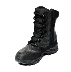 ALTAI Black Tactical Waterproof Side Zip 8" Boots (MFT200-Z)