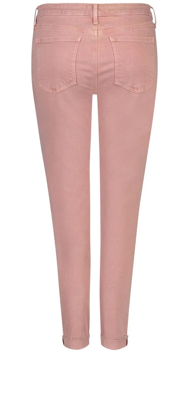 Ami Skinny Ankle Jeans Roze Premium Denim | Pueblo Rose