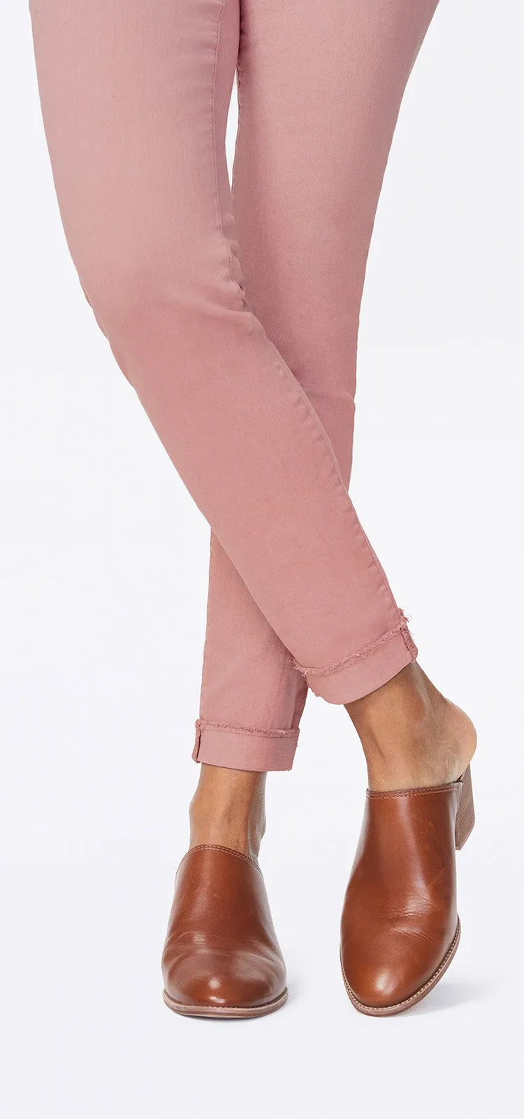 Ami Skinny Ankle Jeans Roze Premium Denim | Pueblo Rose