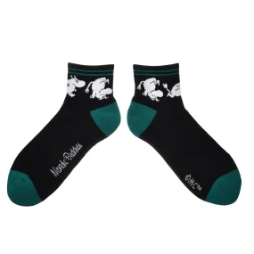 Ankle Socks Retro Moomintroll Black