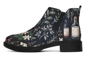 Apothecary Haven Chelsea Boots - Comfy Slip-On - Soft & Water-Resistant Micro-Suede Vegan Shoes