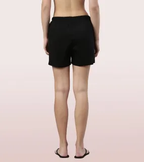 Basic Shorts | Mid-Thigh Length Jersey Shorts With Pockets