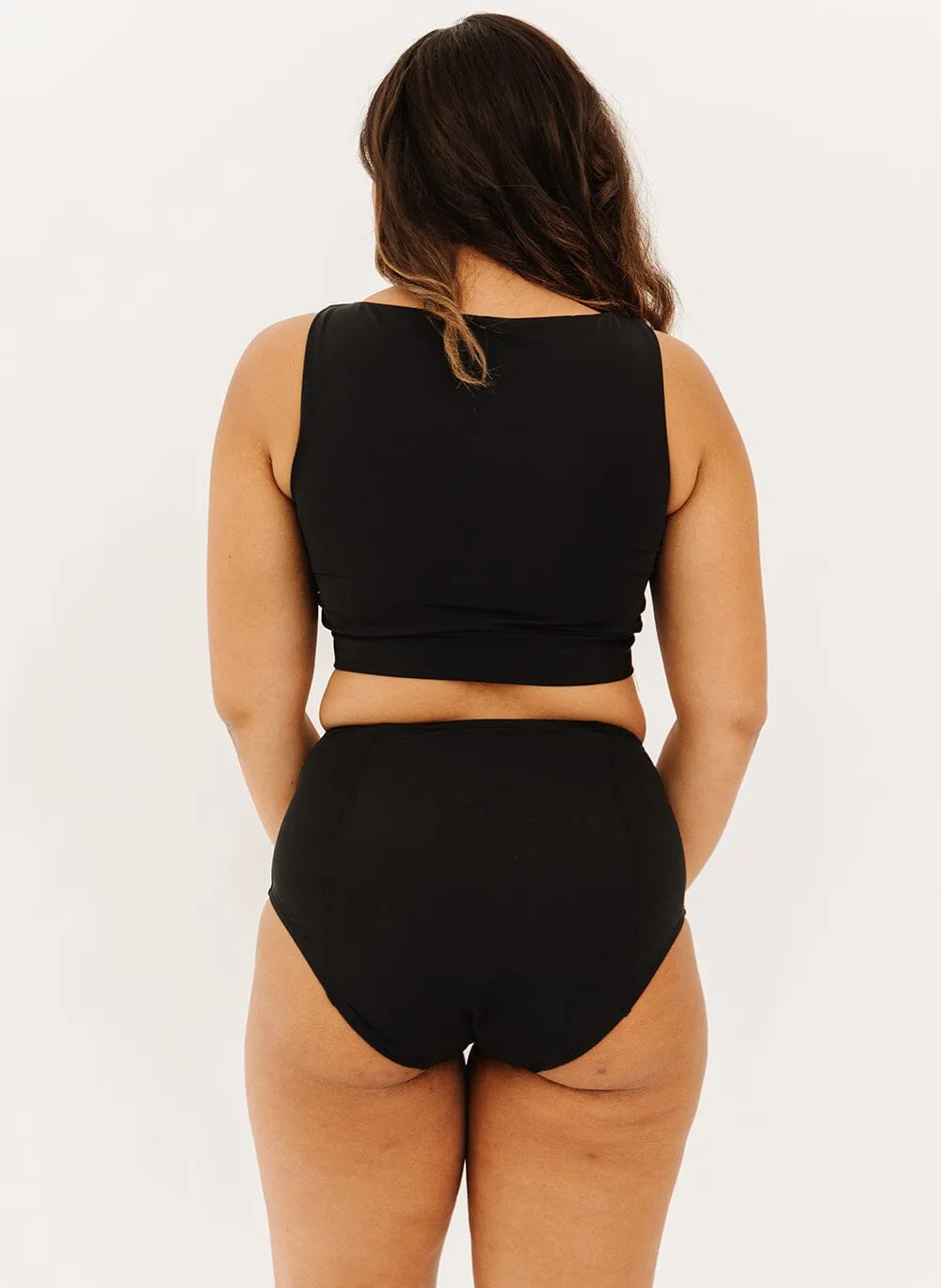 Black High-Waist Bottoms