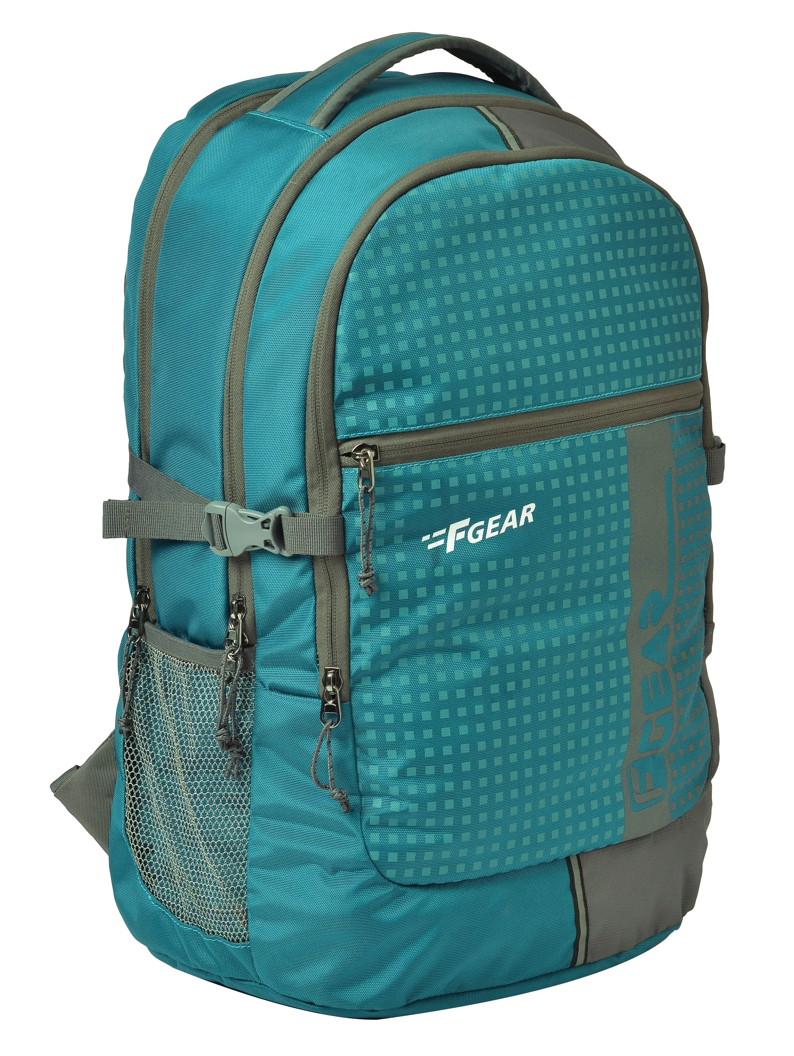 Blow 32L Aqua Blue Grey Backpack With Rain Cover