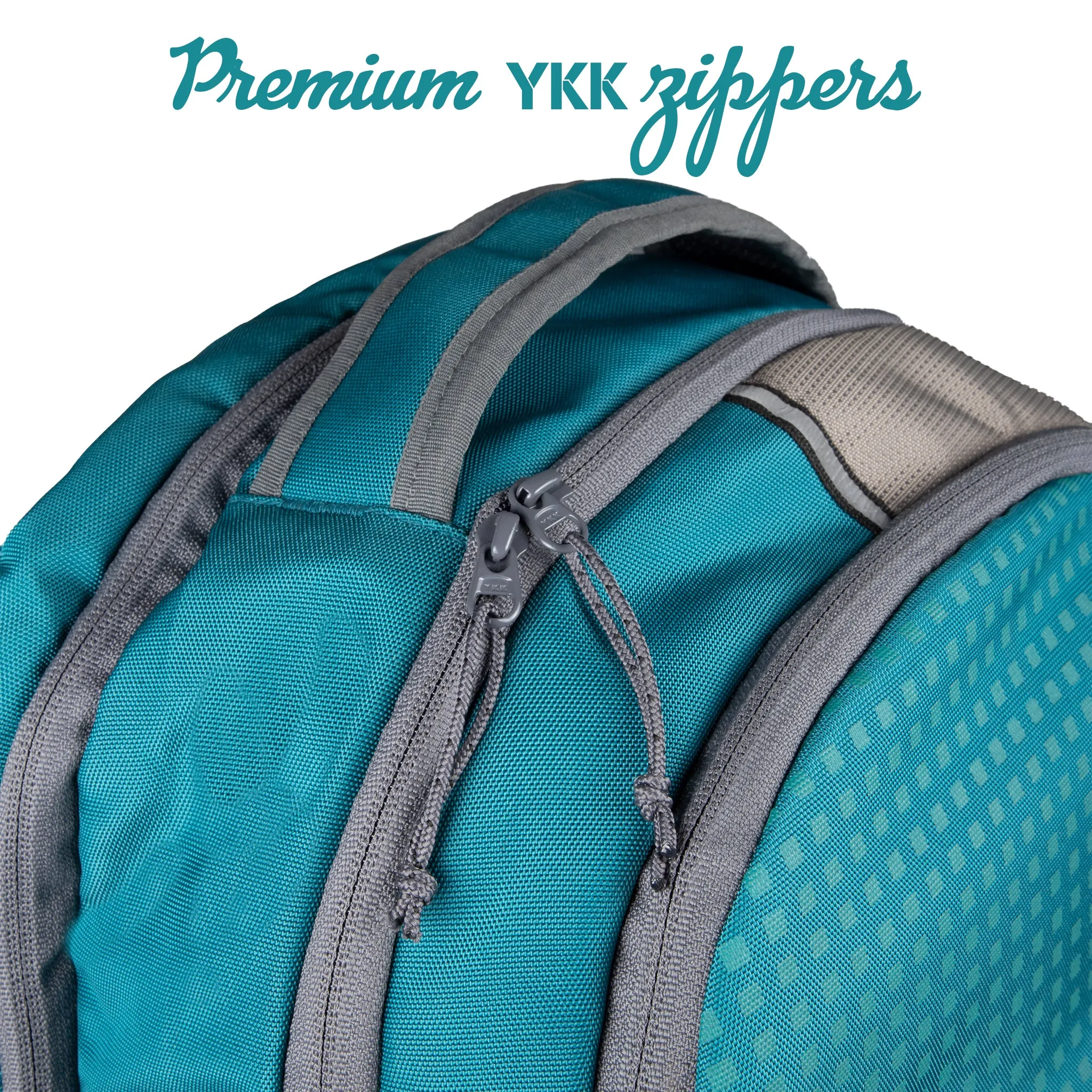 Blow 32L Aqua Blue Grey Backpack With Rain Cover