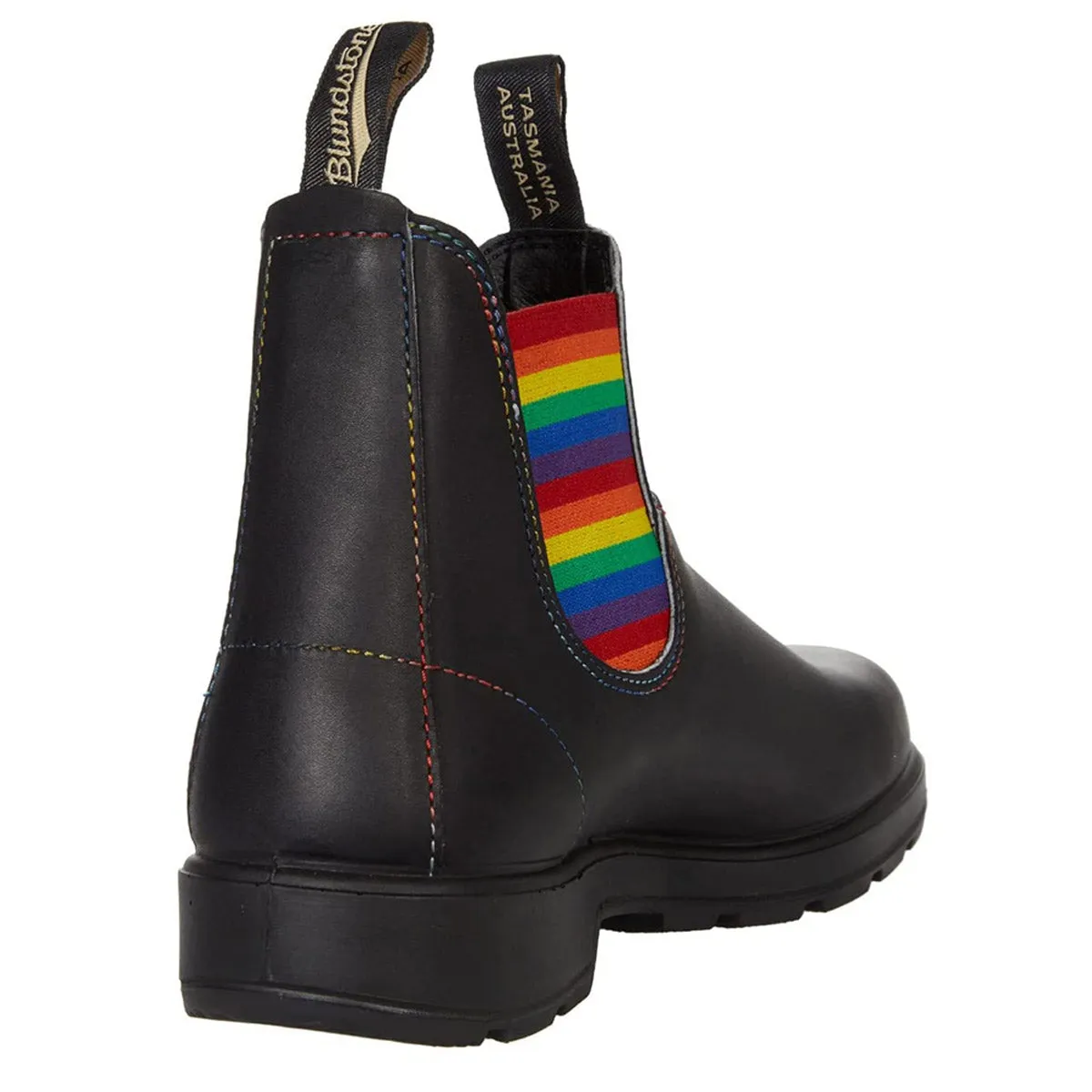 BLUNDSTONE ORIGINAL 500 SERIES BLACK/RAINBOW - ADULTS