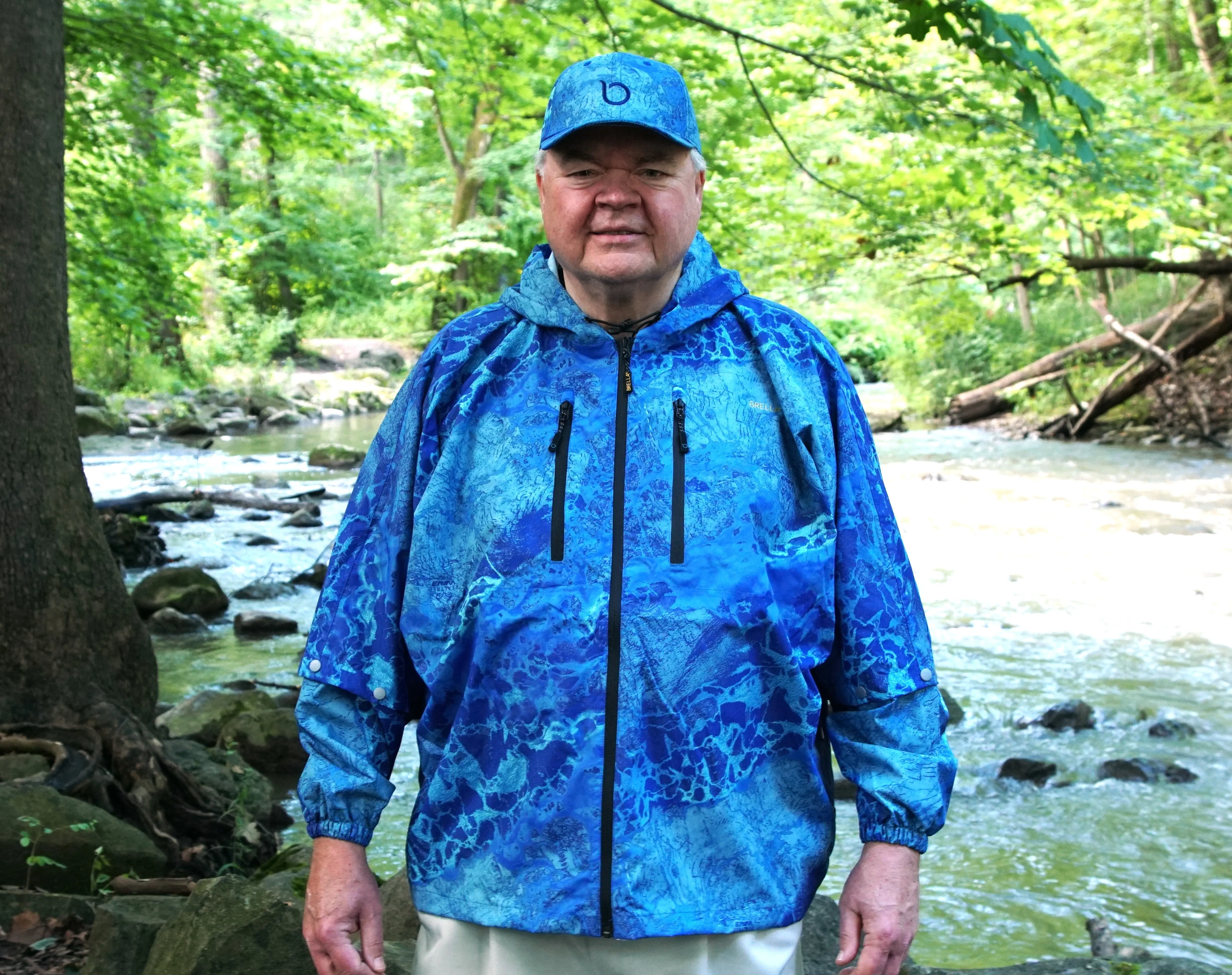 Brella 2015 Blue Unisex Rain Jacket