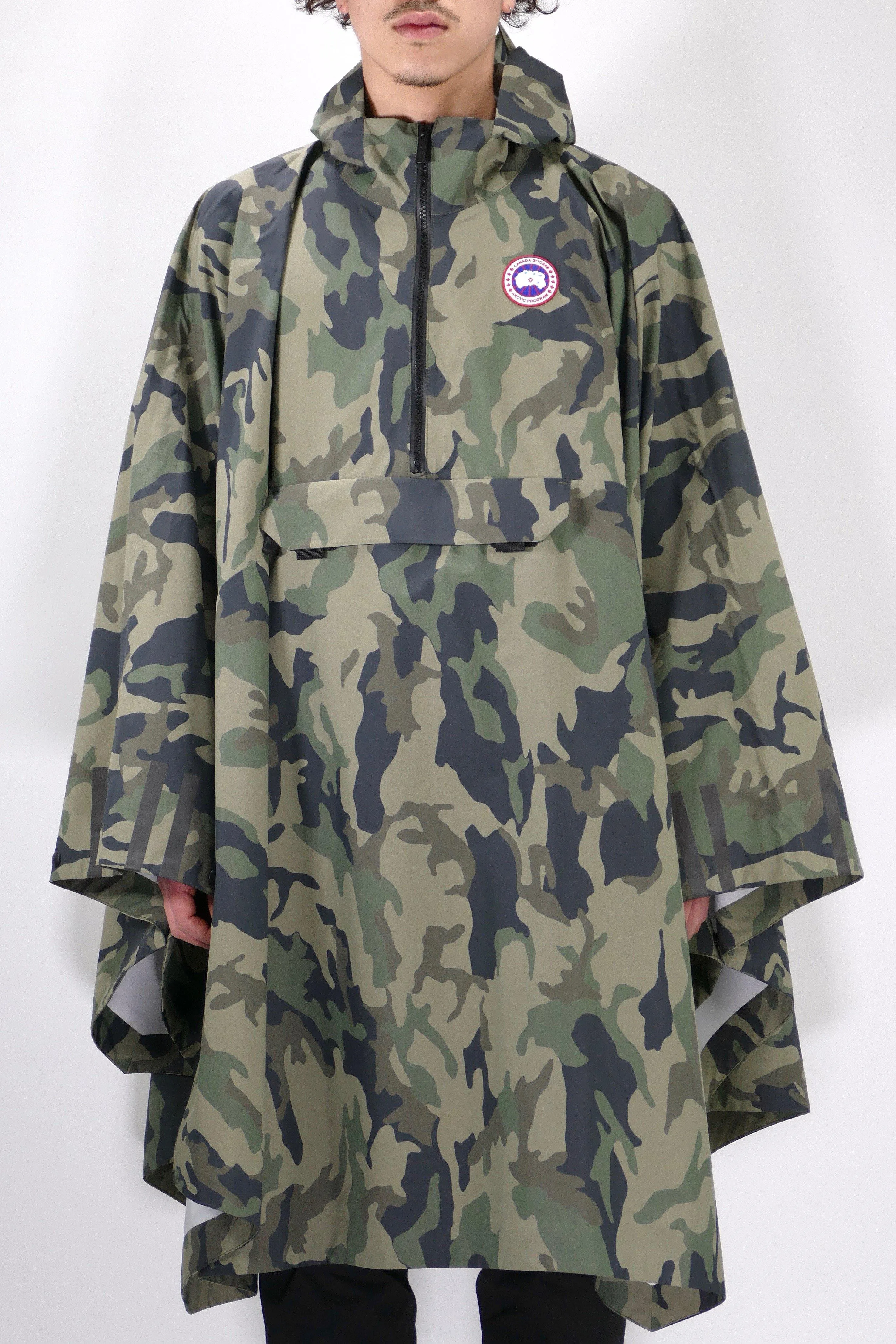 Canada Goose Mens Rain Poncho Field - Camo