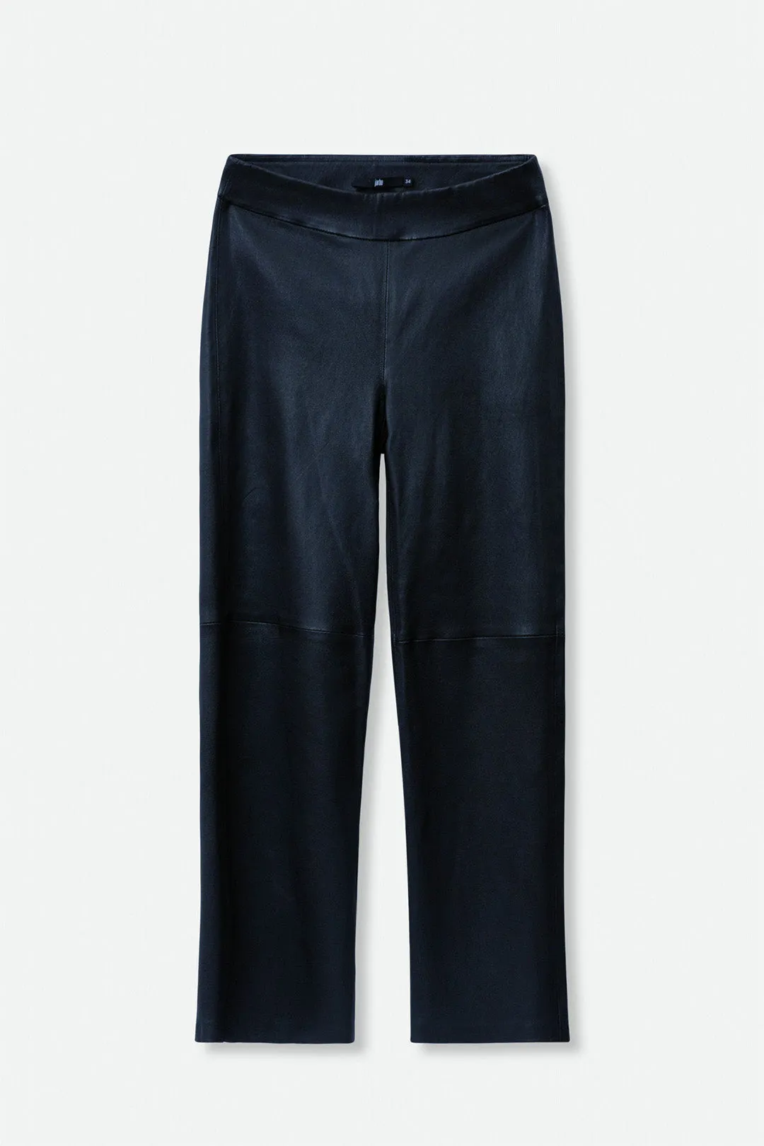 CATERINA ANKLE STRAIGHT LEG PANT IN STRETCH LEATHER