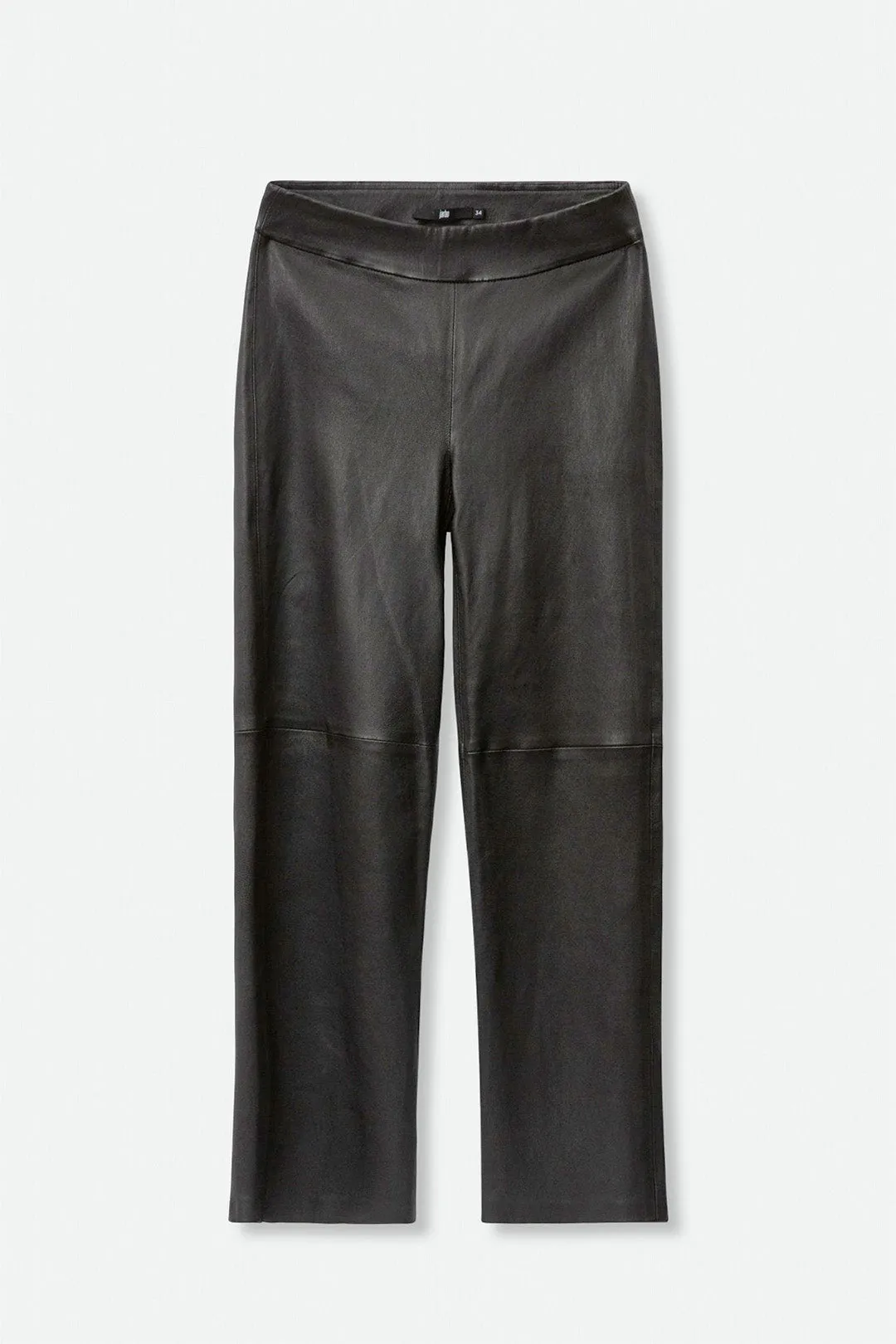 CATERINA ANKLE STRAIGHT LEG PANT IN STRETCH LEATHER