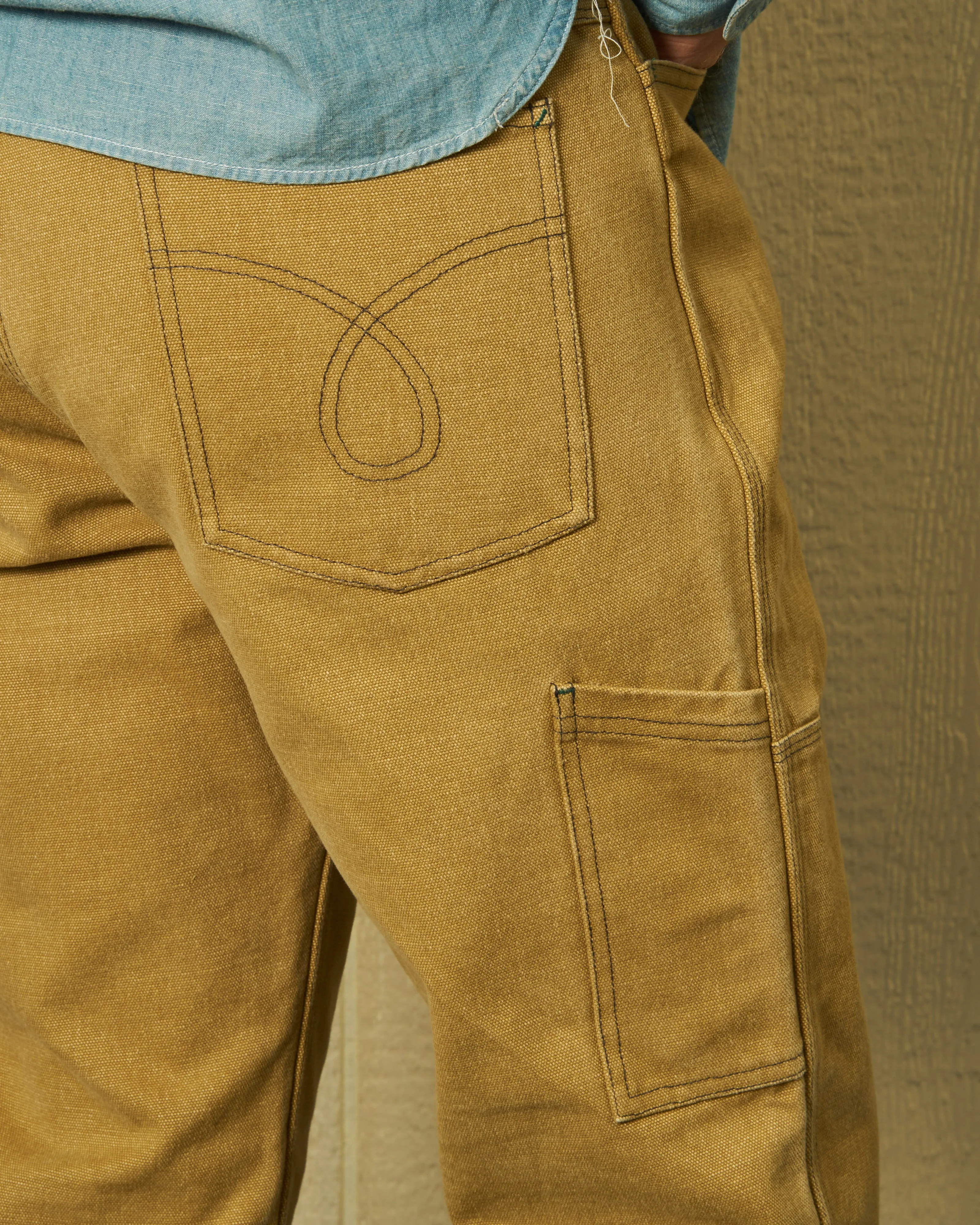 Double Knee Pant in British Khaki