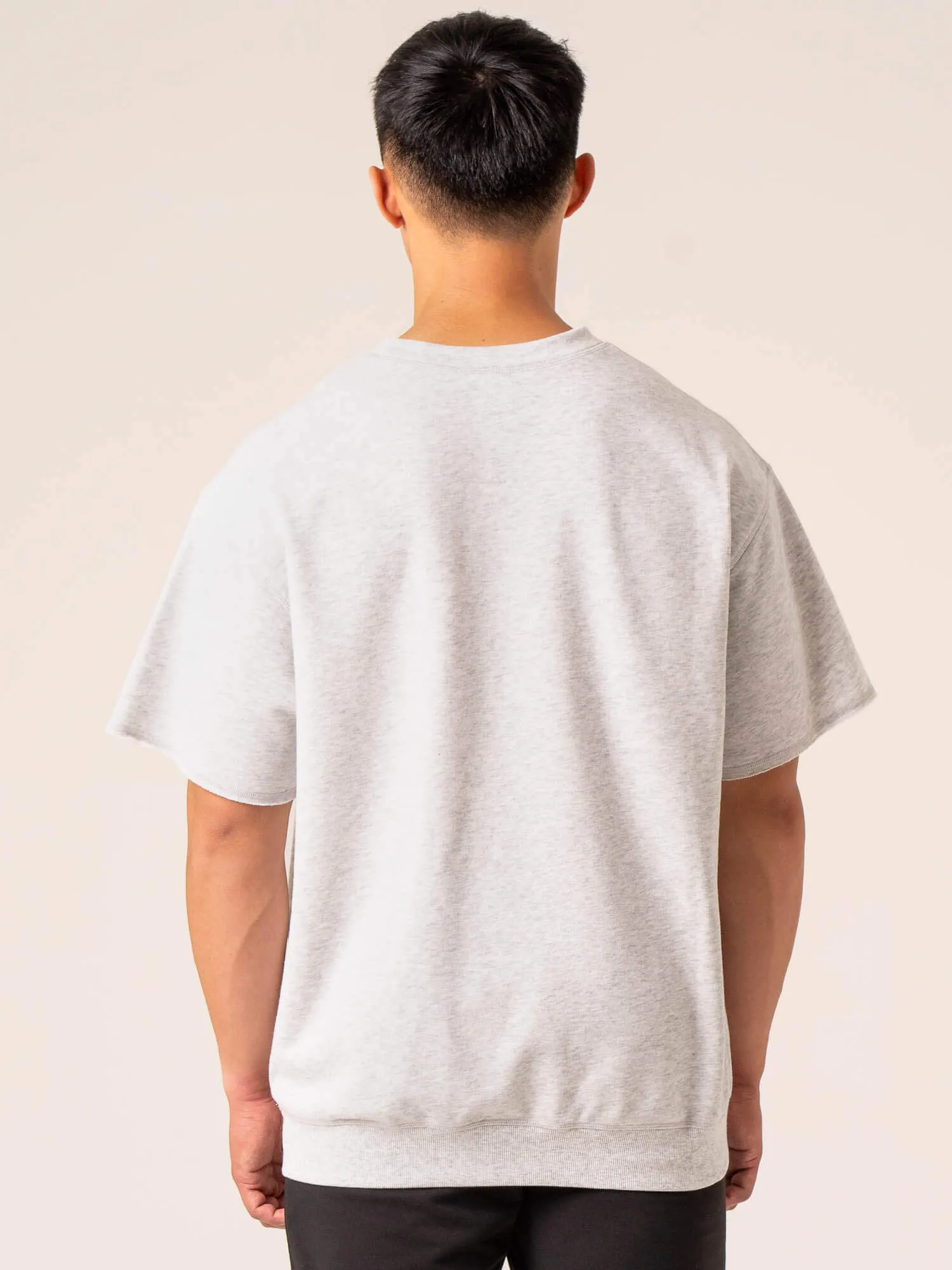 Emerge Fleece T-Shirt - Snow Grey Marl