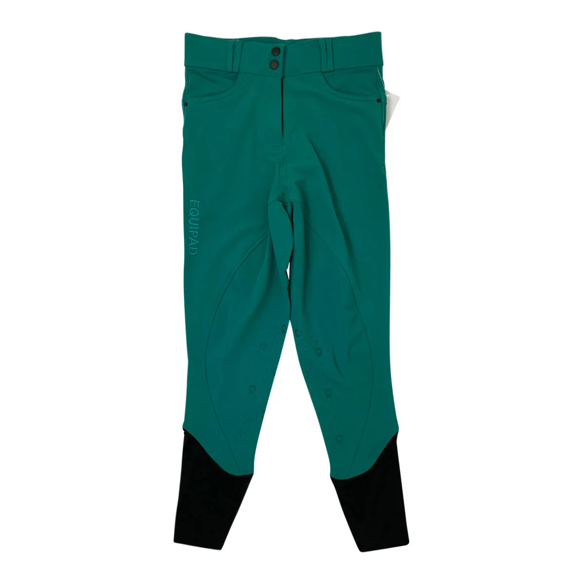 Equipad 'The Breeches' Knee Grip Riding Breech in Teal - Women's 30