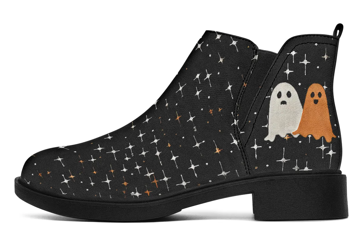 Ghost Besties Chelsea Boots - Comfy Slip-On - Soft & Water-Resistant Micro-Suede Vegan Shoes