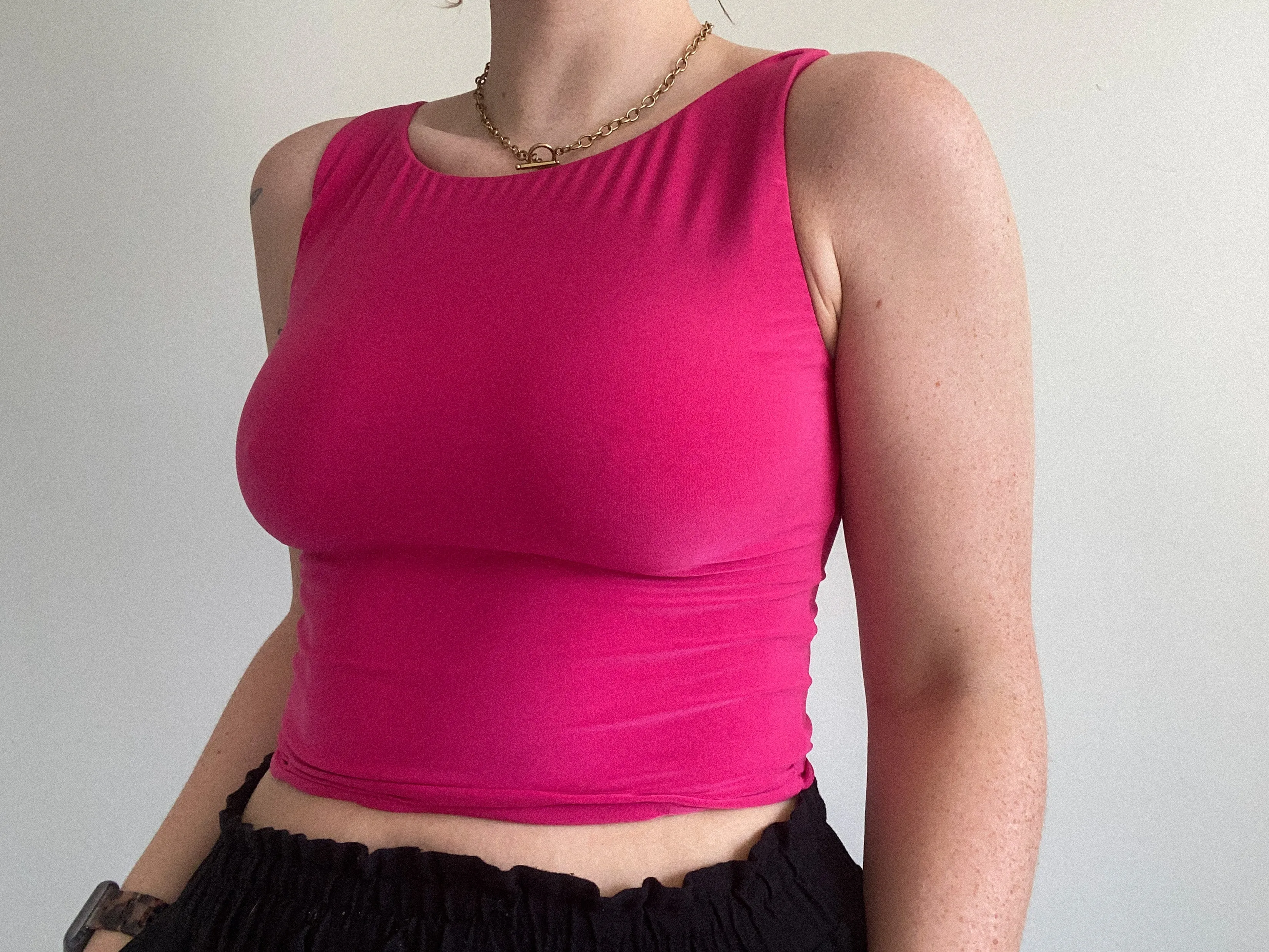 High Neck/Scoop Crop