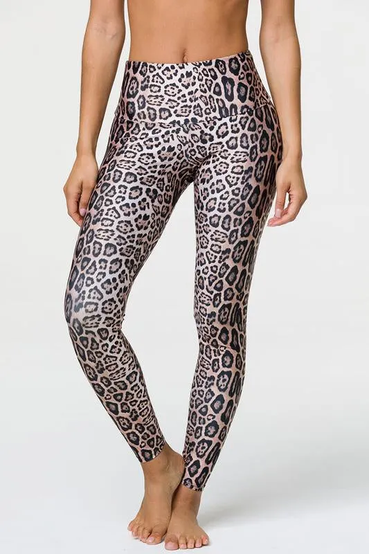 High Rise Legging -Leopard