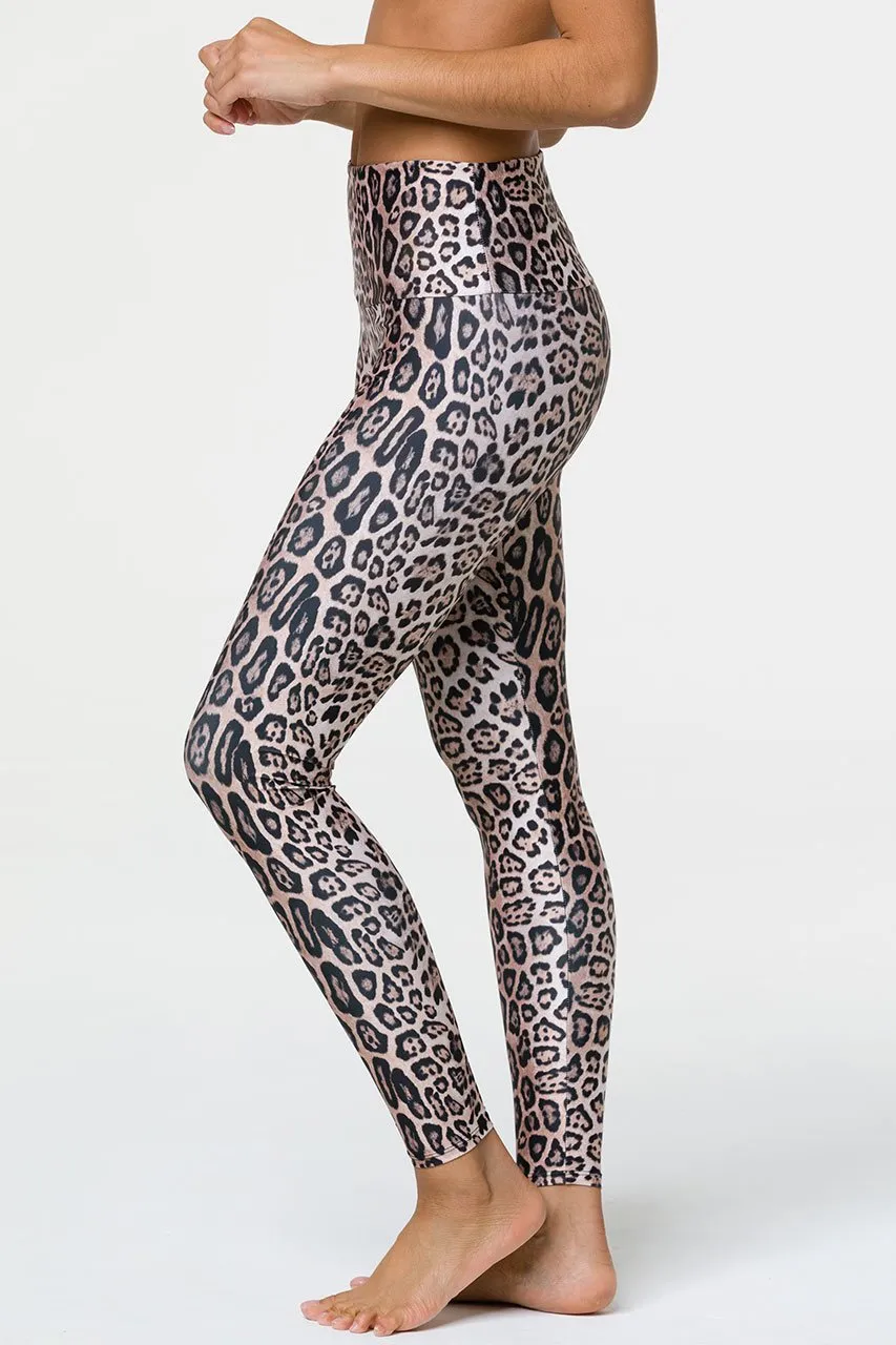 High Rise Legging -Leopard