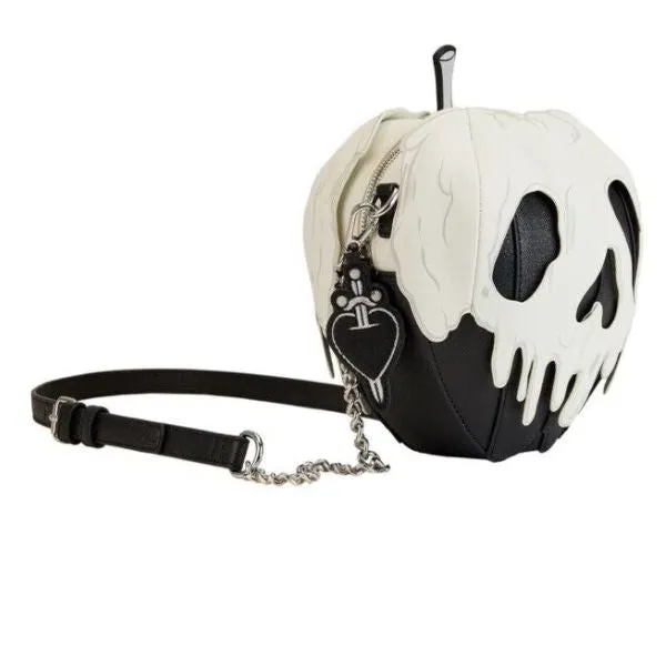 Loungefly Disney Stitch Shoppe Snow White Black Poison Apple Crossbody Bag