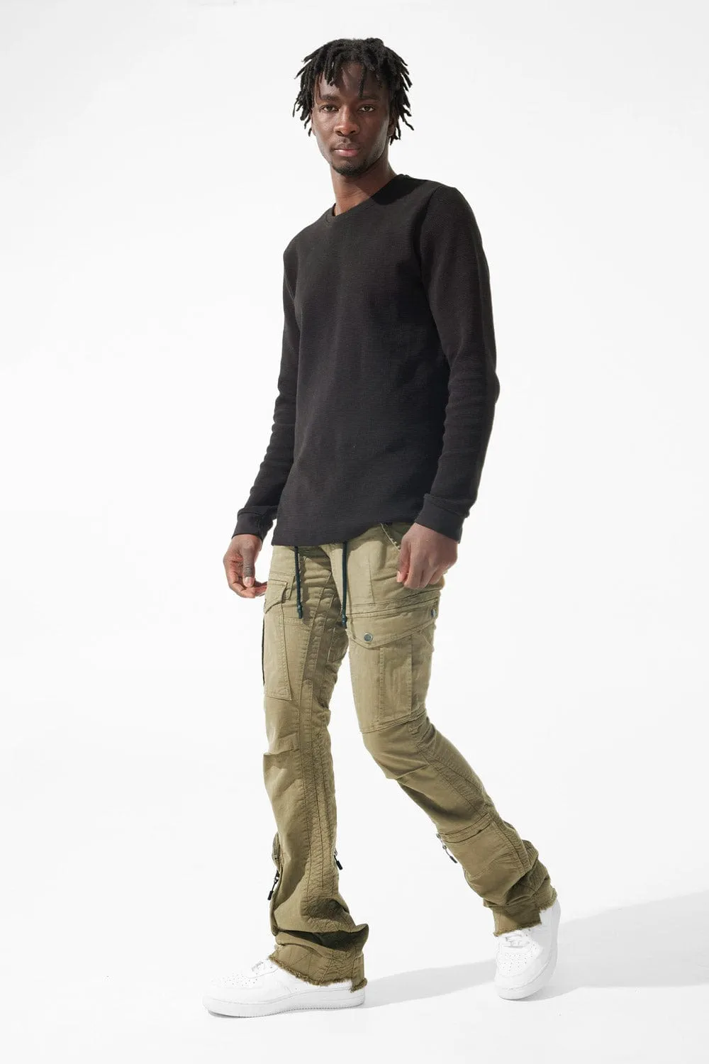 Martin Stacked - Aviation Cargo Pants (Sage)