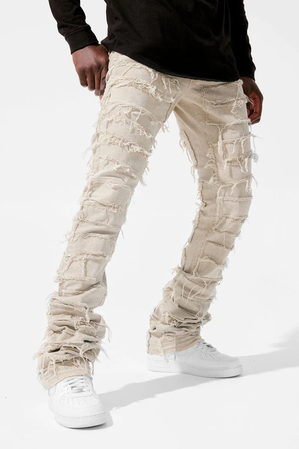 Martin Stacked - Cosmic Denim (Cream)