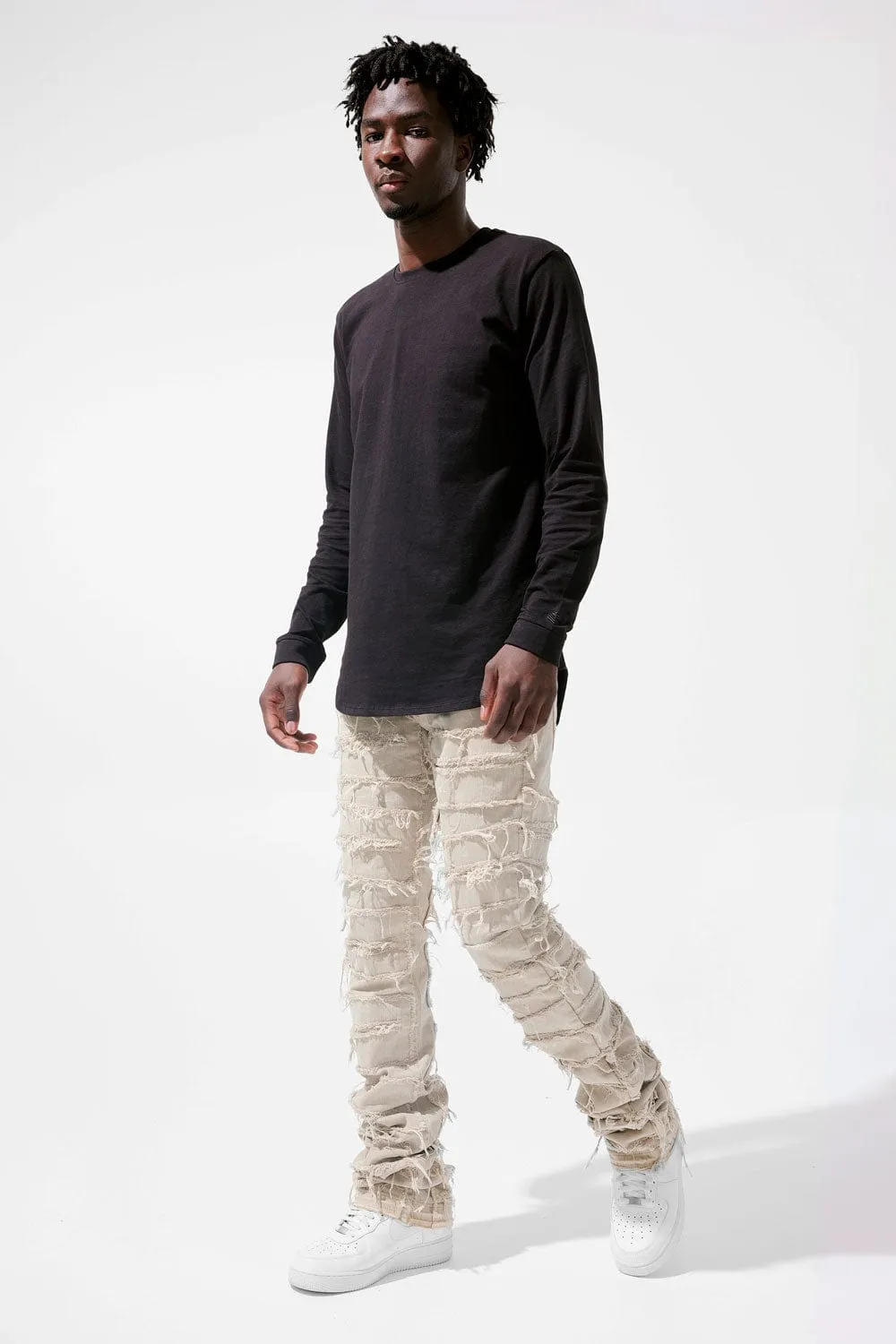 Martin Stacked - Cosmic Denim (Cream)