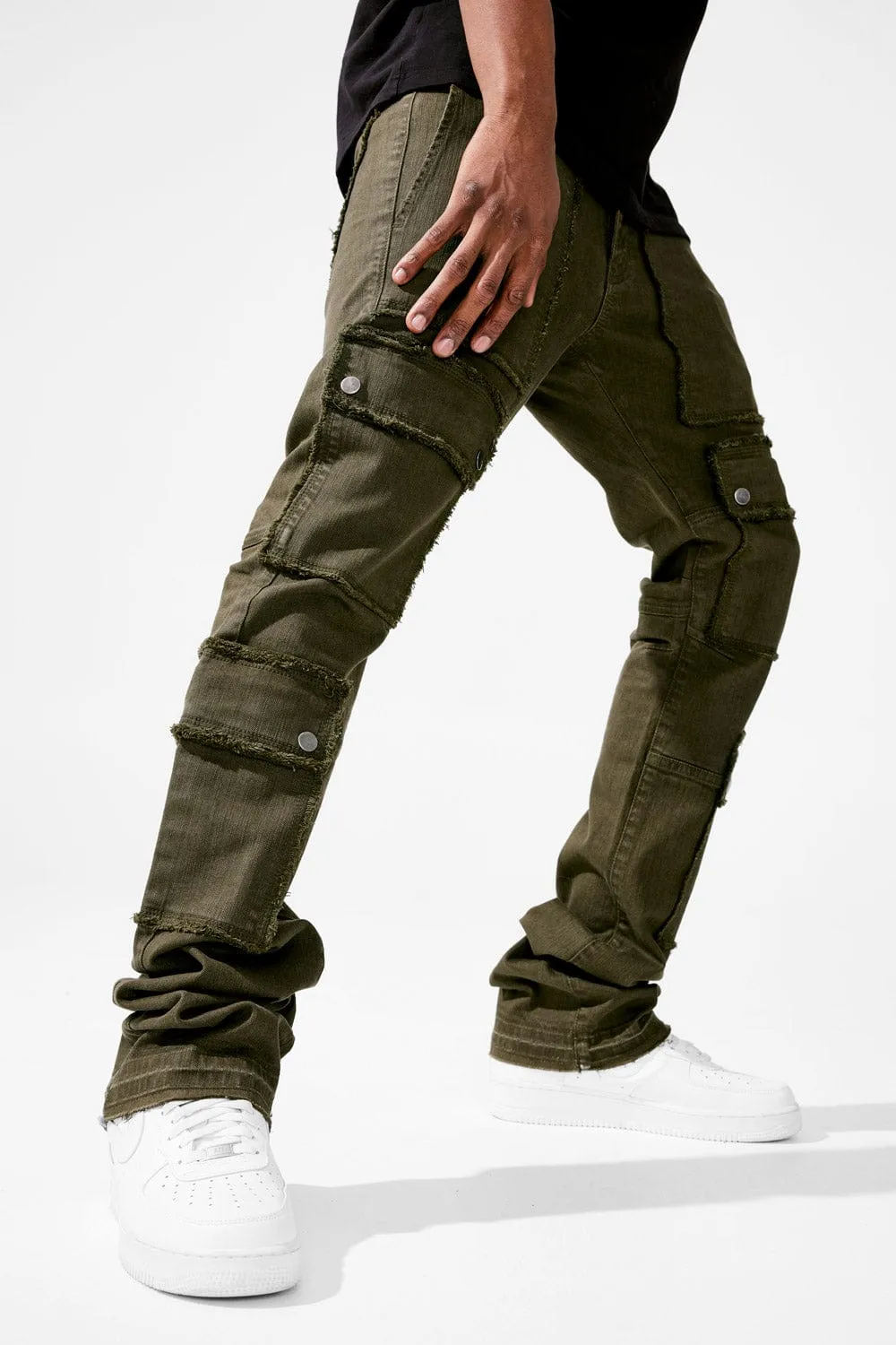 Martin Stacked - El Dorado Cargo Pants (Army Green)