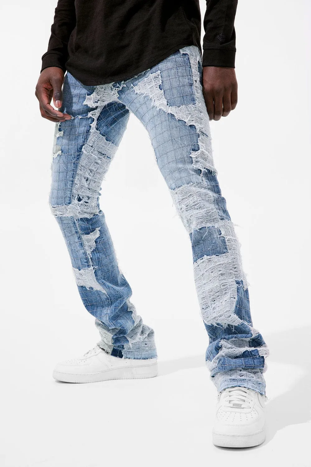 Martin Stacked - Full Moon Boro Denim