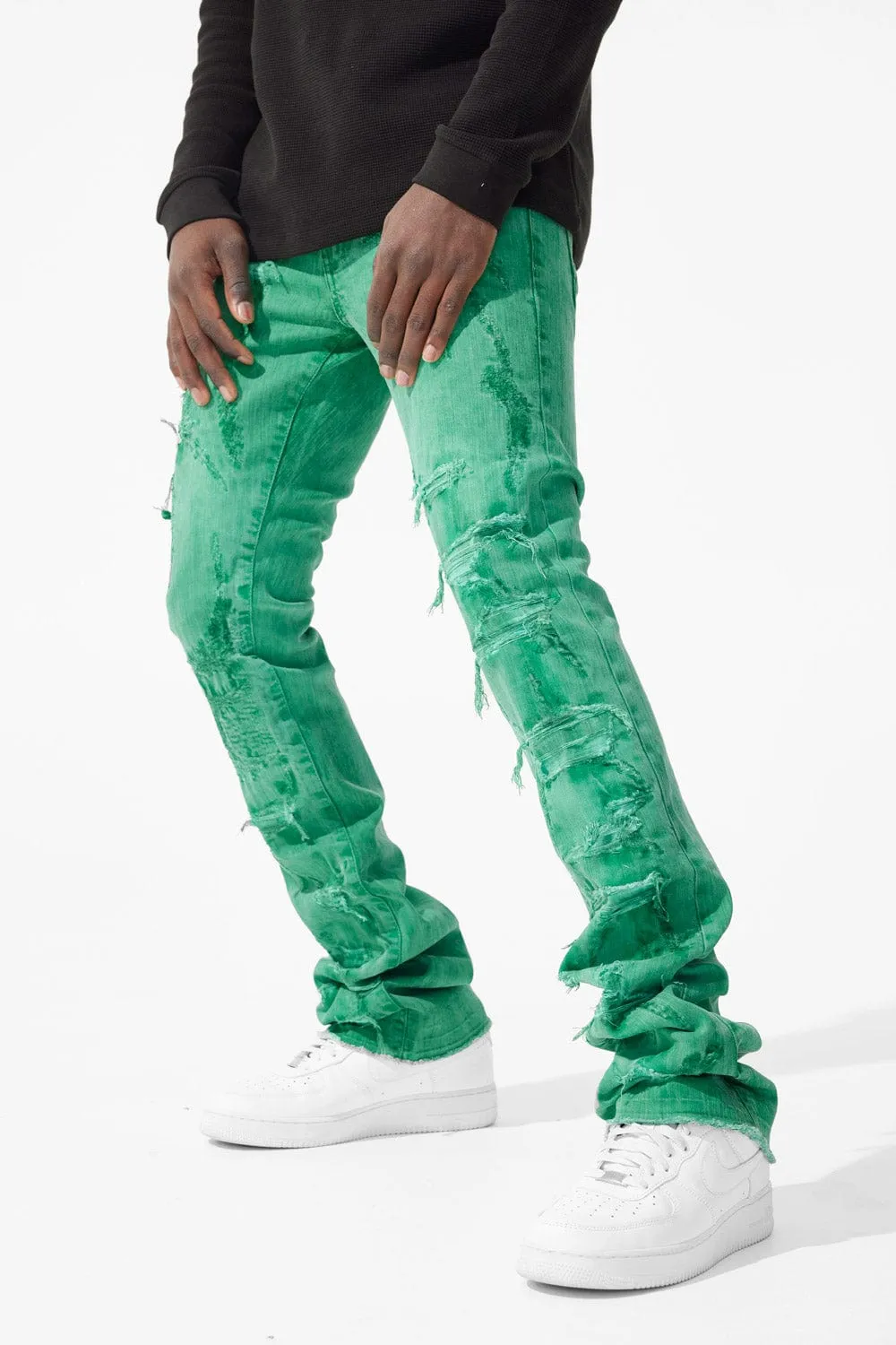 Martin Stacked - Santorini Denim (Mint)