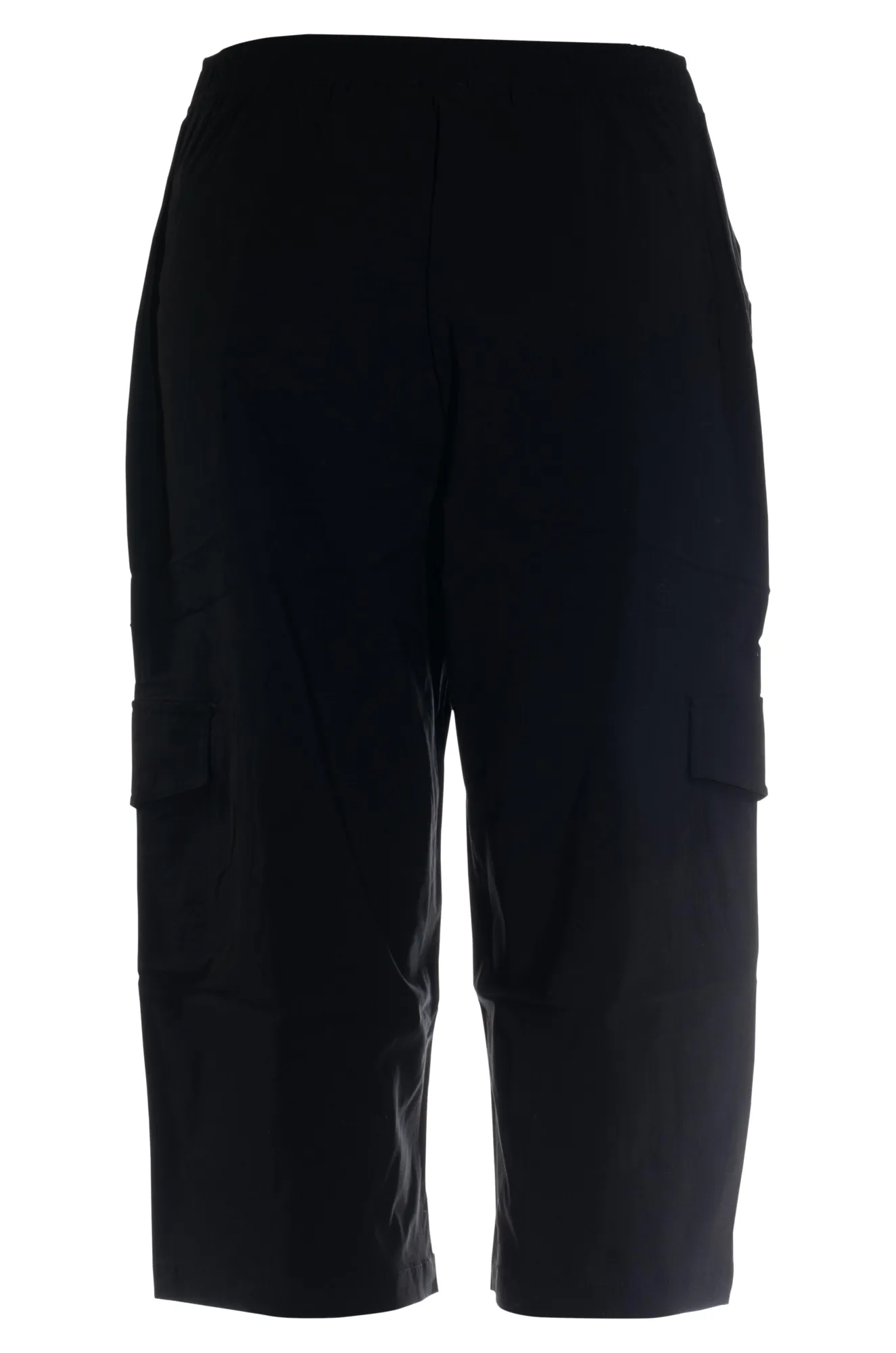 Micro Stretch Below Knee Pants | BLACK | 2142AR