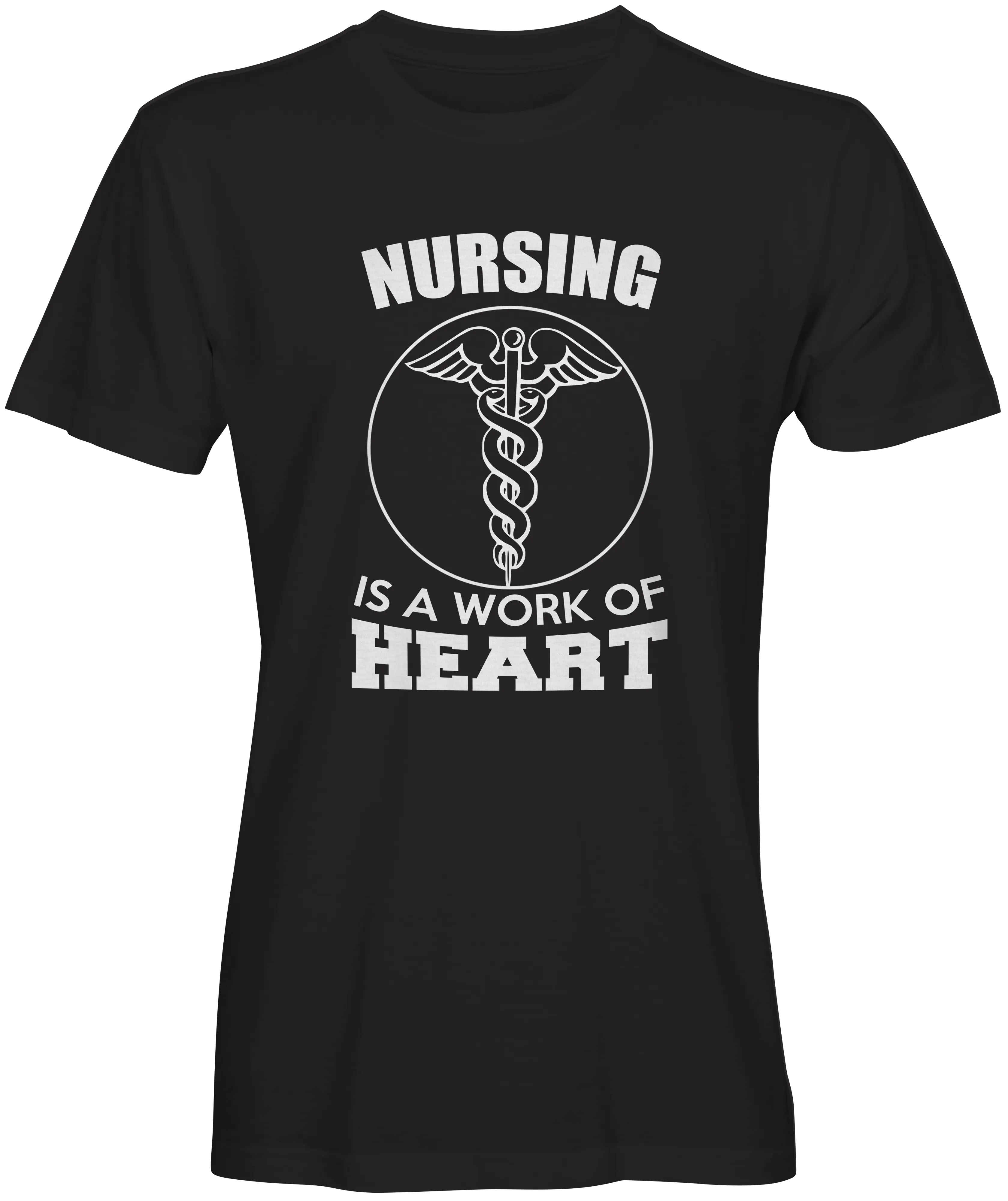 Nursing Work Of Heart Graphic Tee