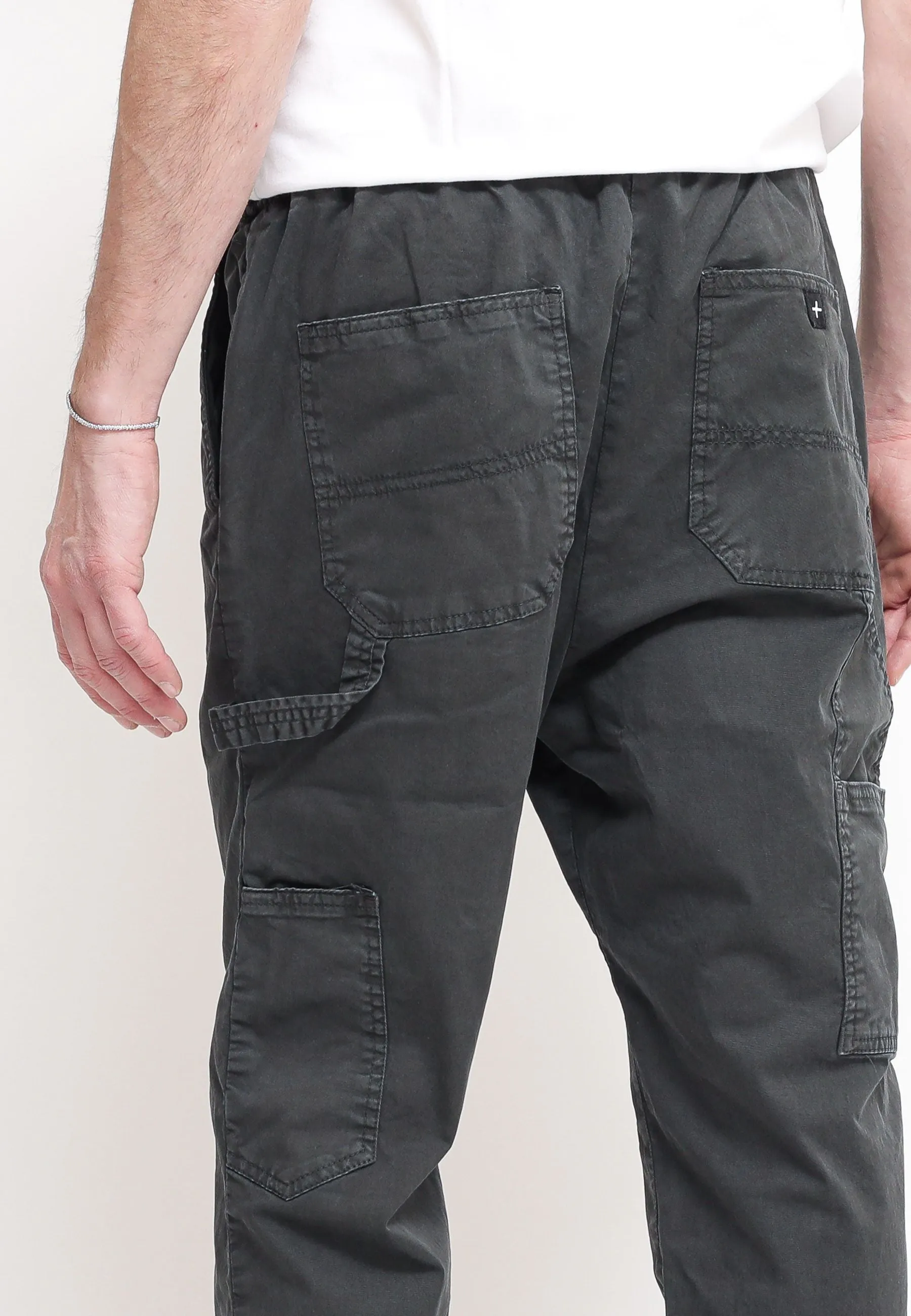 Pantalaccio Work In Gabardina Anthra - Antracite