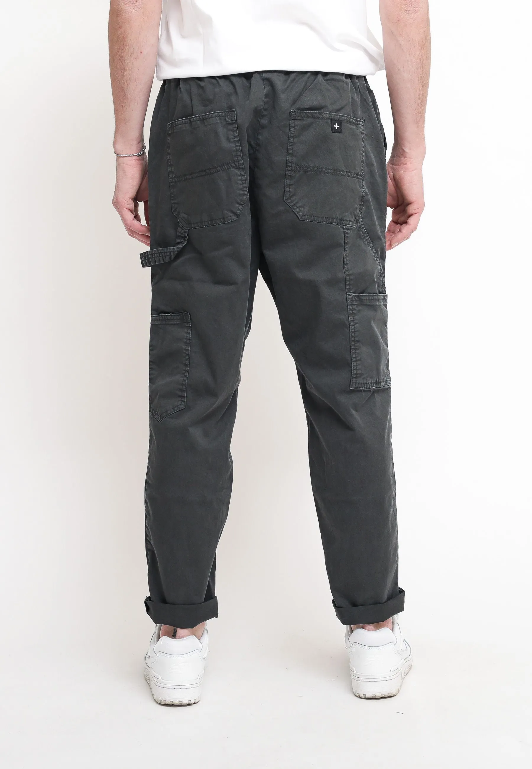 Pantalaccio Work In Gabardina Anthra - Antracite