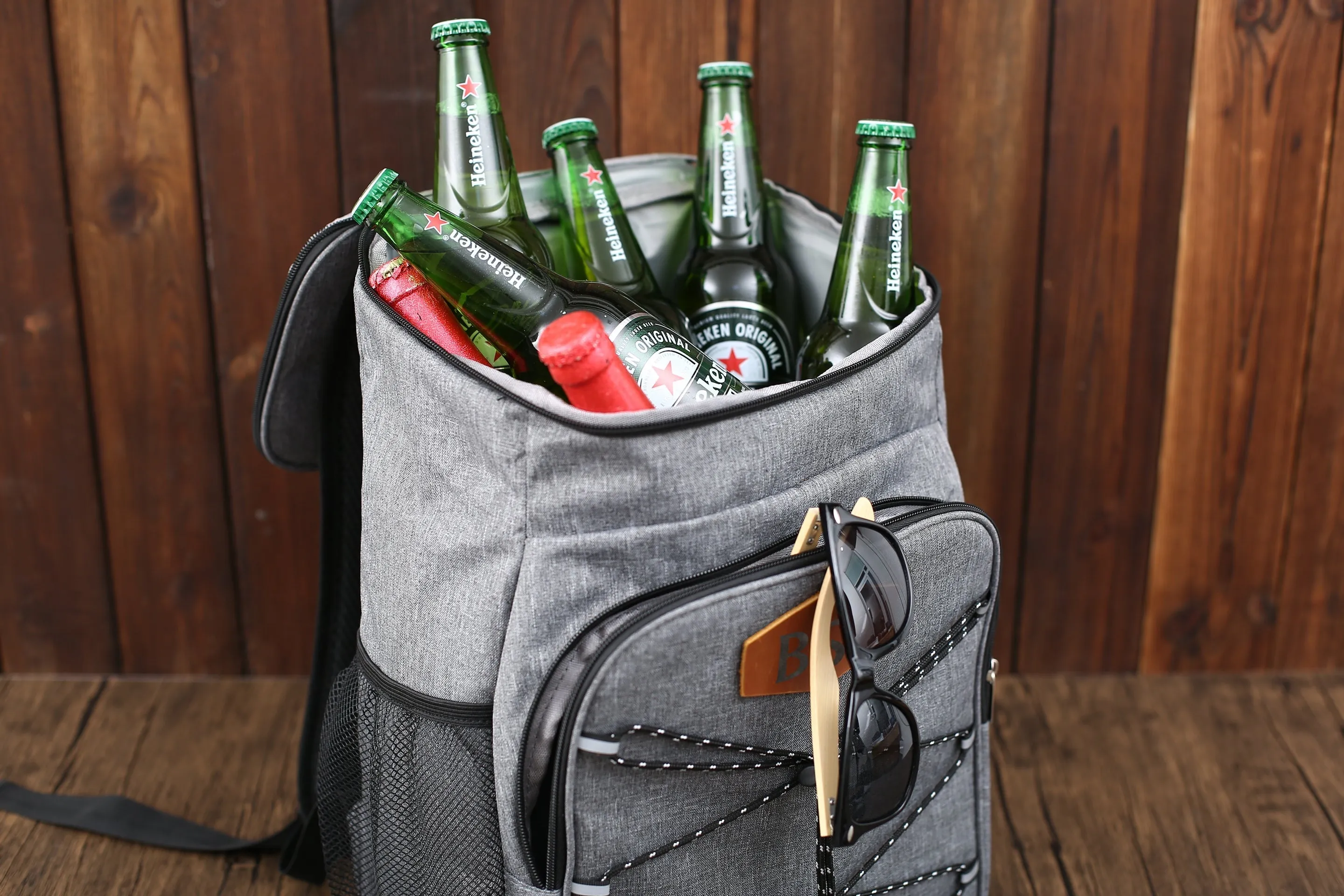 Personalized Best Man Gift, Groomsmen Insulated Hiking Beach Picnic Beer Cooler Backpack