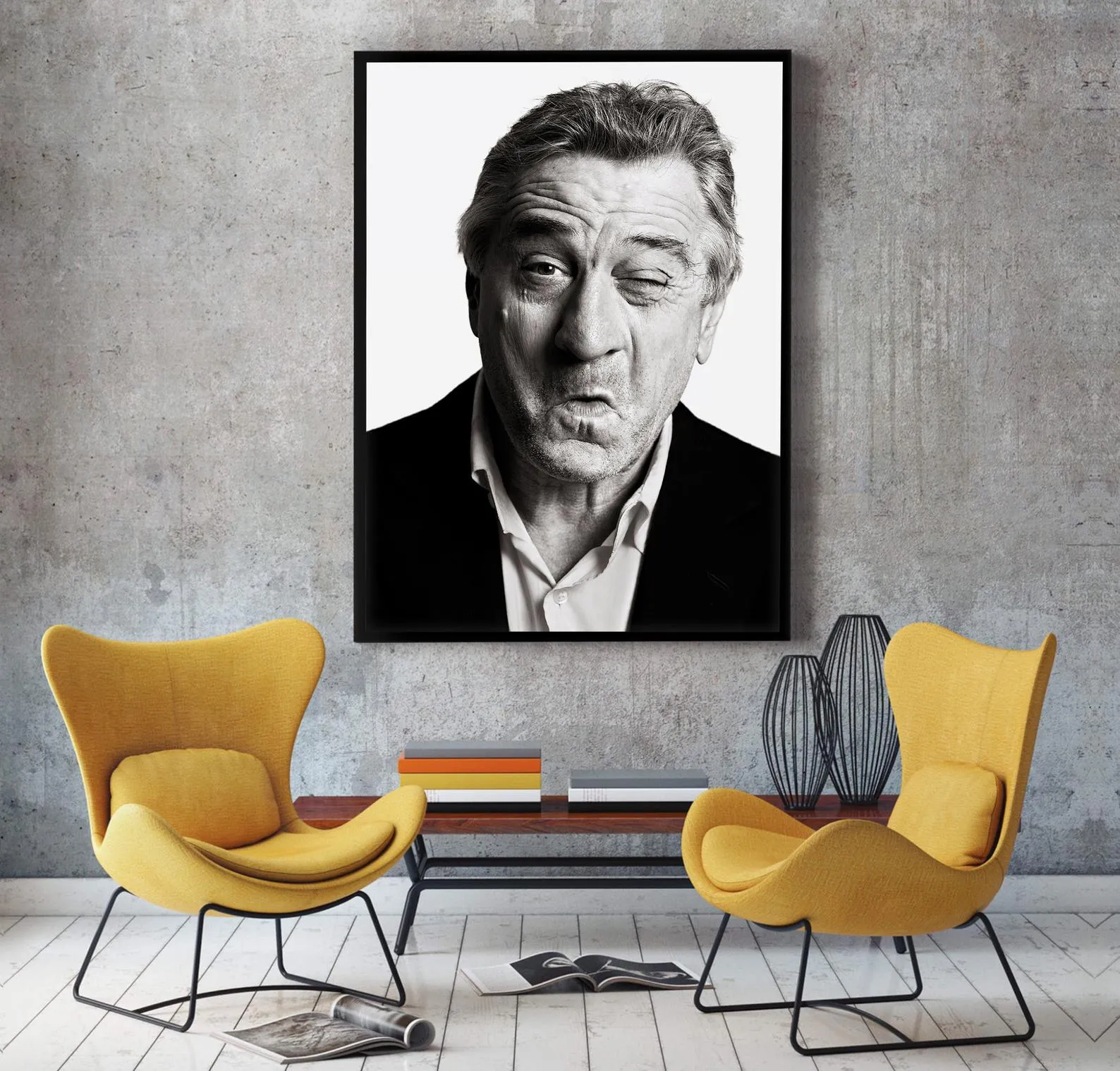 Robert De Niro Poster, Martin Scorsese Art, Movie Poster, Home Decor, Wall Decor, Custom Poster, Canvas Poster, Rolled Canvas, Wall Art