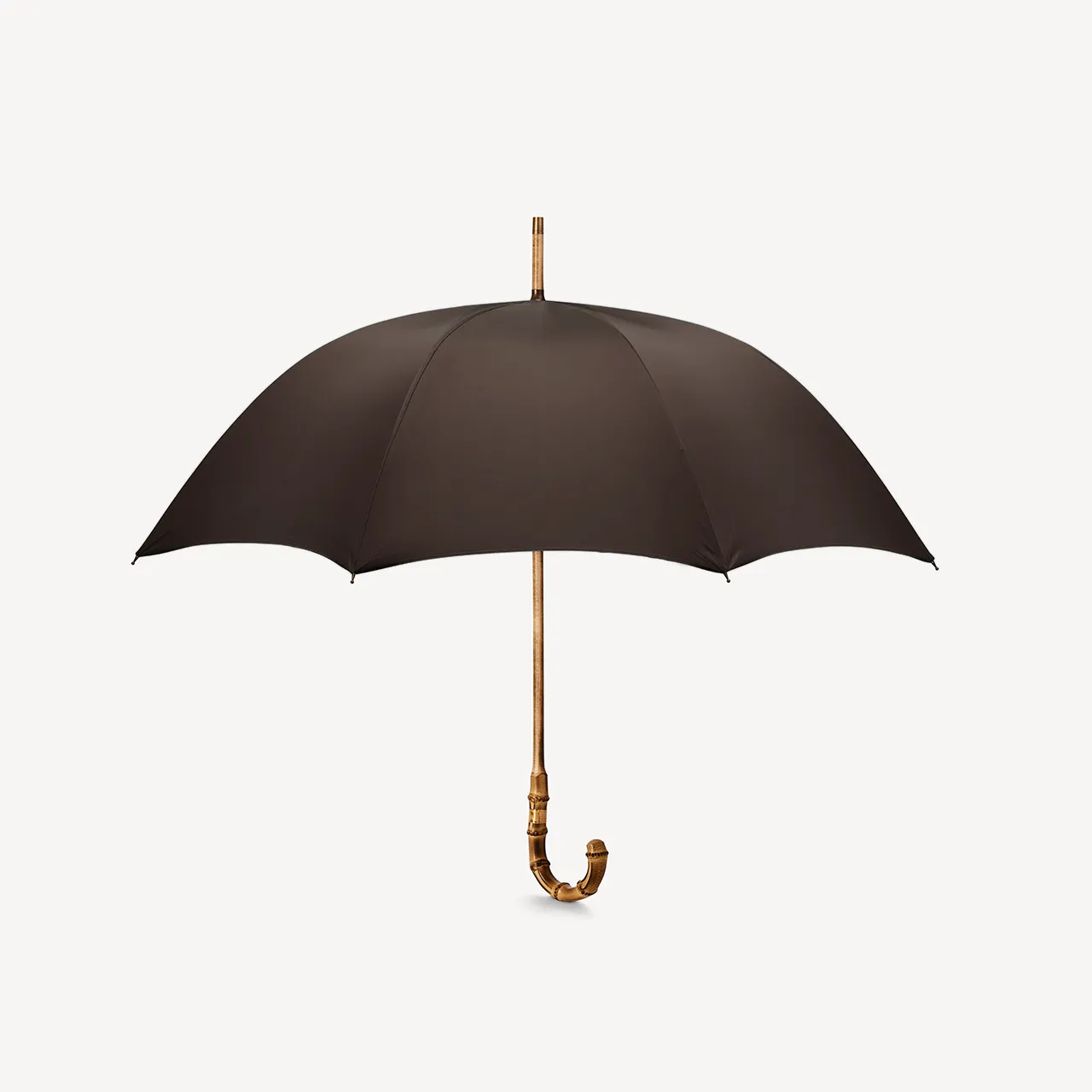 Singin' in the Rain Whangee Umbrella for Men - Brown