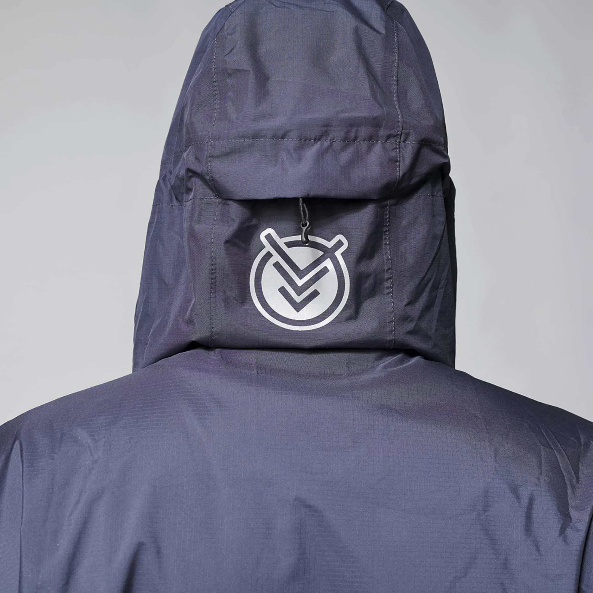 VOITED Rain Poncho - Water-Resistant & Packable - Graphite