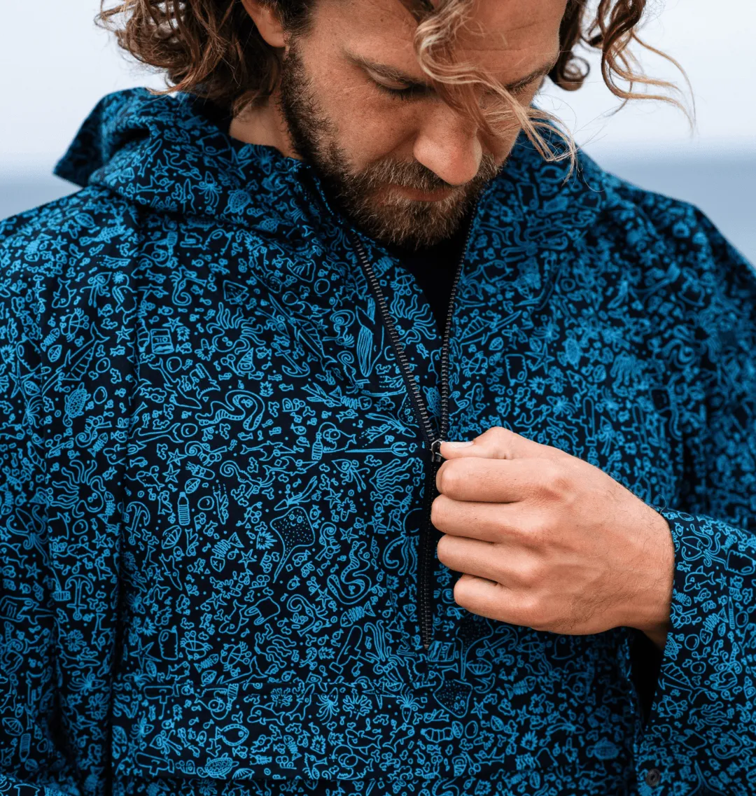 Water-Repellent Rain Poncho